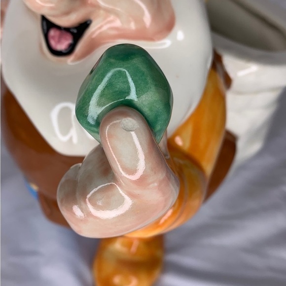 VTG Disney Treasure Craft Snow White & The Seven Dwarfs HAPPY Ceramic Utensil - Picture 2 of 8